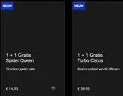 1 + 1 gratis acties