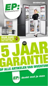 5 jaar garantie