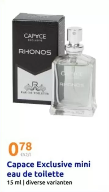 De - Capace Exclusive mini eau de toilette