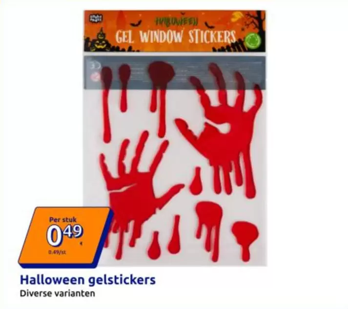 Halloween gelstickers
