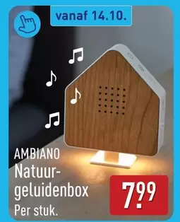 Natuur-geluidenbox