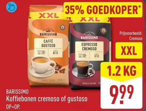 Koffiebonen cremoso of gusto