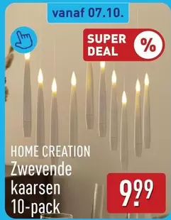 Zwevende kaarsen 10-pack