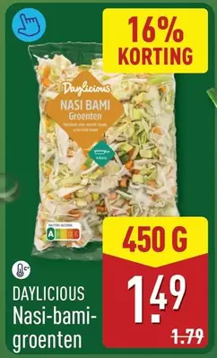 Nasi bami groenten