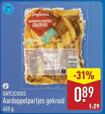 Aardappelpartjes gekruid