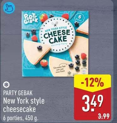 New York style cheesecake