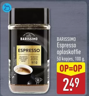 De - Espresso oploskoffie