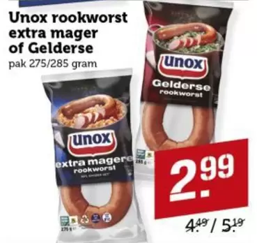 extra - rookworst  mager of Gelderse