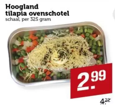 Hoogland tilapia ovenschotel