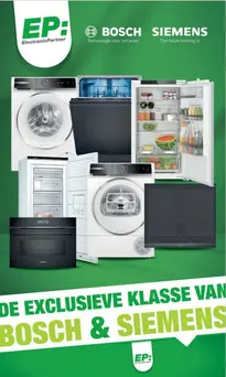 De exclusieve klasse van Bosch & siemens