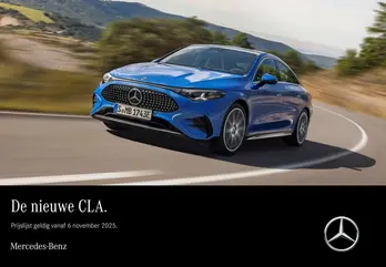 De nieuwe CLA BEV.