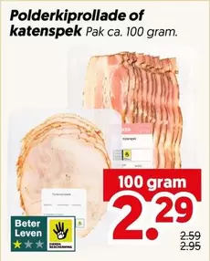 Polderkiprollade of katenspek