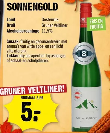 De - GRUNER VELTLINER!