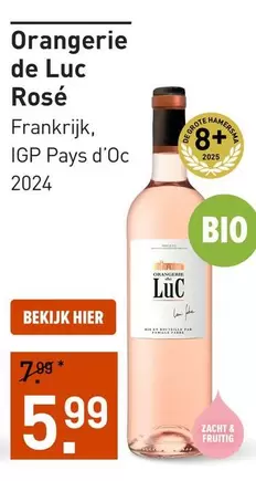 De - Orangerie de Luc Rosé