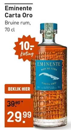 De - Carta Oro Bruine rum