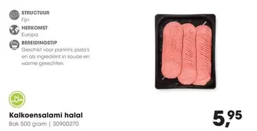 Kalkoensalami halal | 30900270