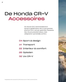 Honda CR-V e:HEV & e:PHEV — Brochure Accessoires
