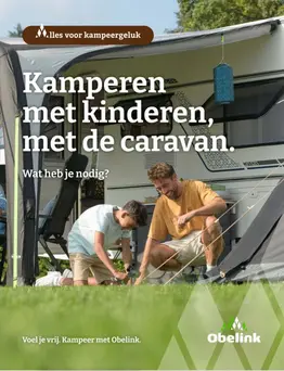 Kamperen met kinderen, met de caravan.