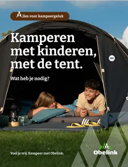 Kamperen met kinderen, met de tent.