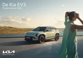 Kia Netherlands EV3 prijslijst 1