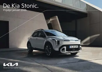 Kia Netherlands nieuwe Stonic prijslijst