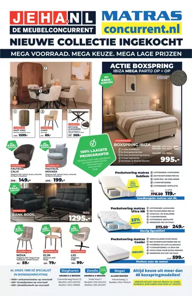 Matrasconcurrent Verkoop