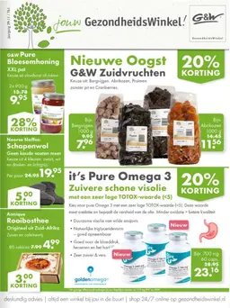 Nieuwe oogst G&w zuidvruchten