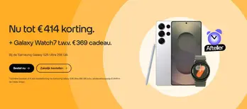 Nu tot € 414 korting.