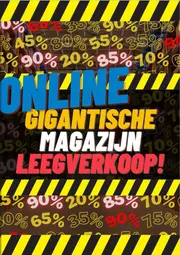 Online gigantische magazijn boleegverkoop!