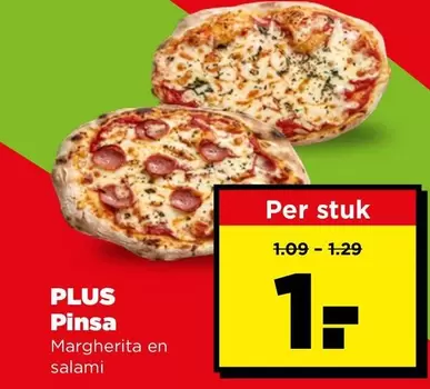 Pinsa Margherita en salami