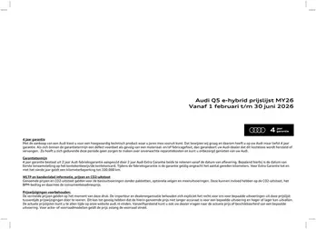 Prijslijst Audi Q5 2511a