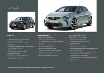 Prijslijst SEAT Ibiza