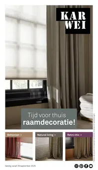 Tijd voor thuis raamdecoratie!