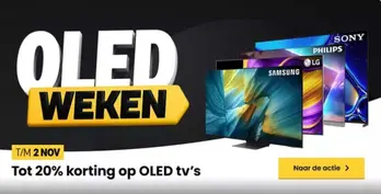 Tot 20% korting op OLED tv's